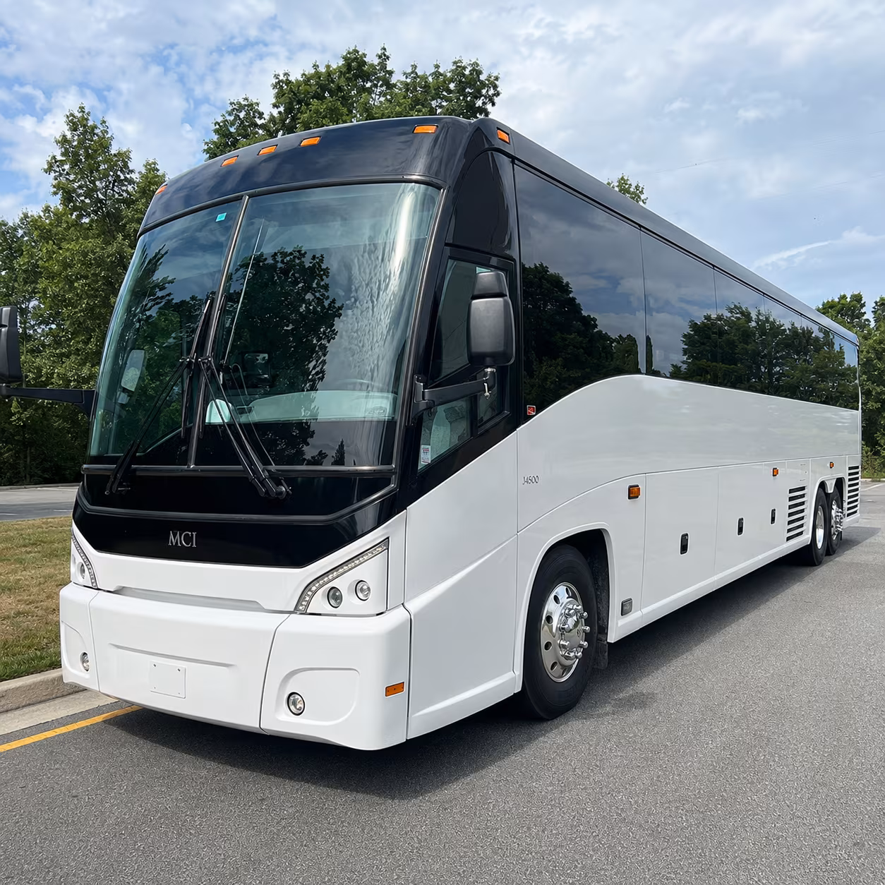 use a charter bus to shuttle wedding guests across edmond and the okc metro